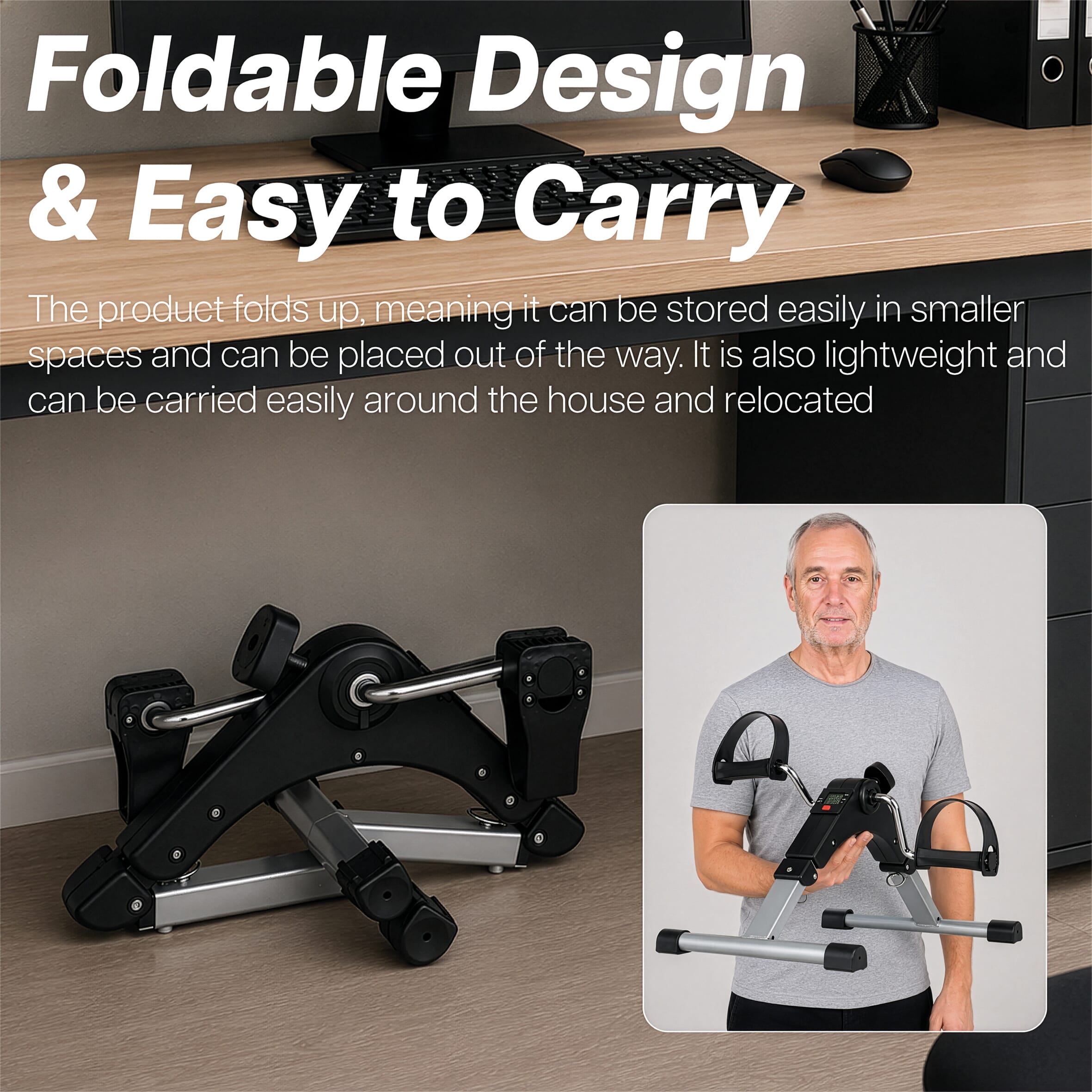 digital display pedal exerciser 10