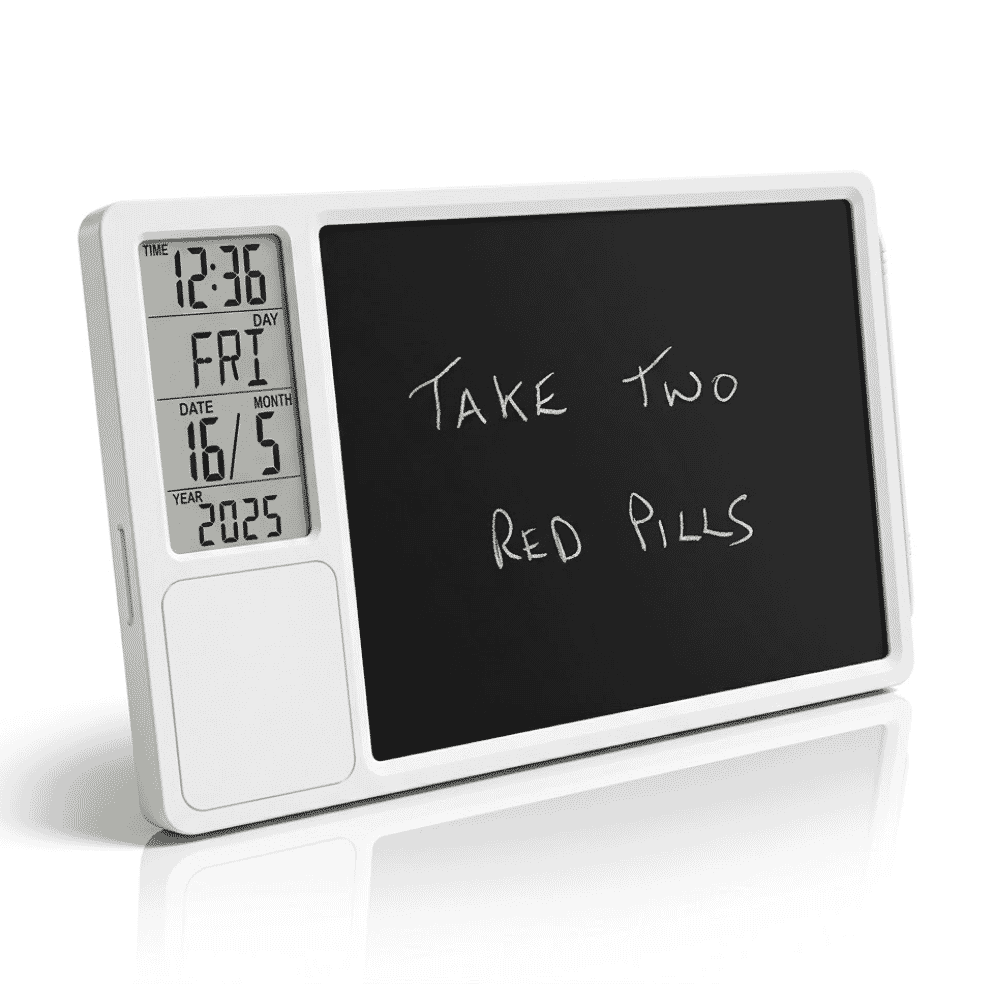 Digital Memo Board and Day Date Clock
