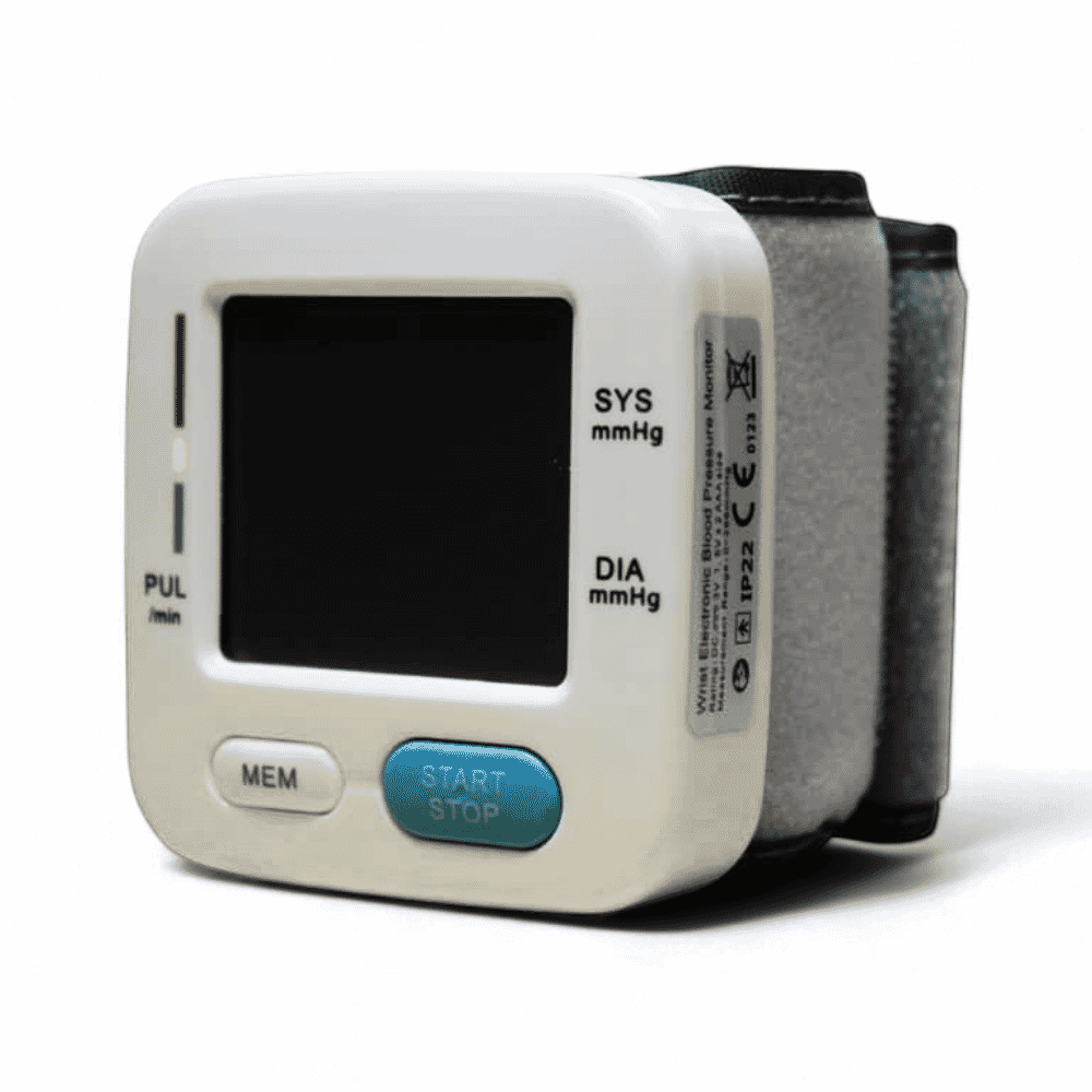 digital wrist blood pressure monitor screen off