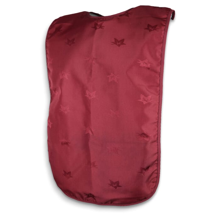 dignified clothing protector maroon single