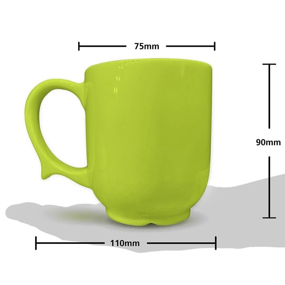 dignity one handled mug green dimensions