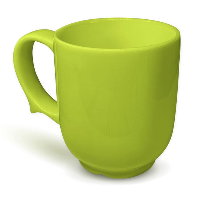 dignity one handled mug green