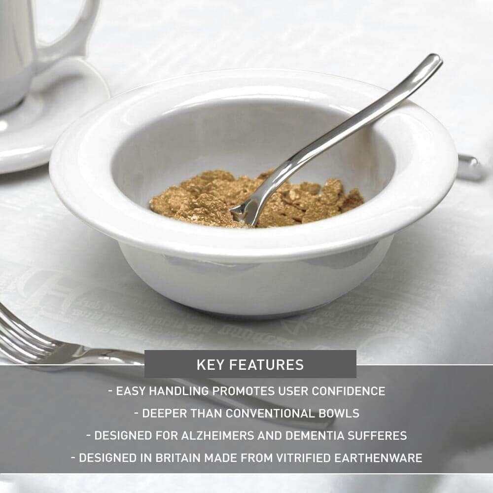 dignity soup bowl white features