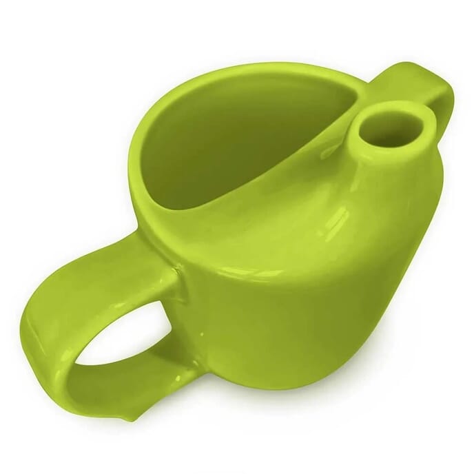 dignity twin handle feeding cup green