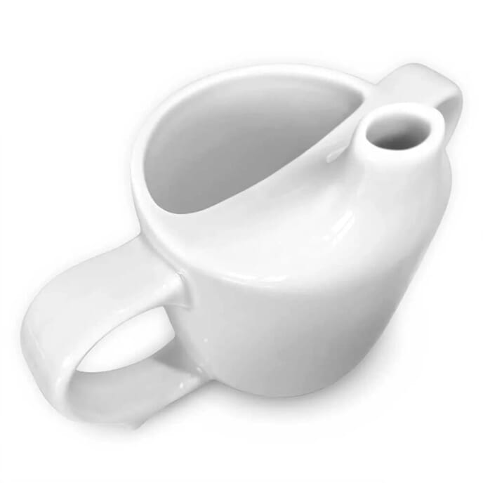 dignity twin handle feeding cup white