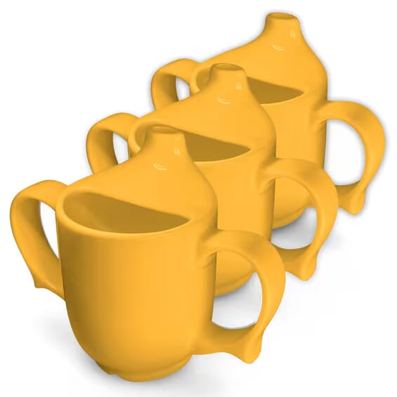 View Dignity TwinHandle Feeding Cup Yellow Pack of 3 information