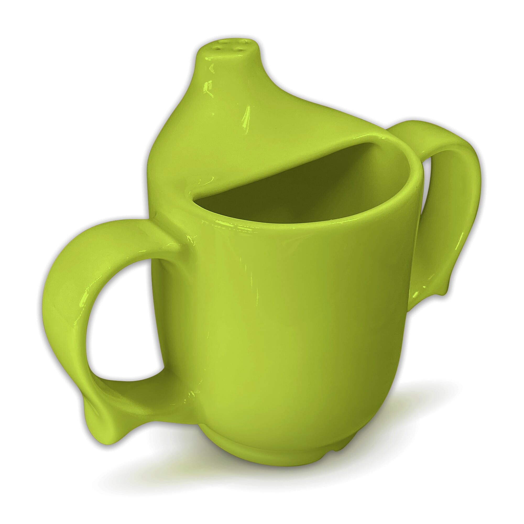 View Dignity Two Handled Drinking Cup Green information