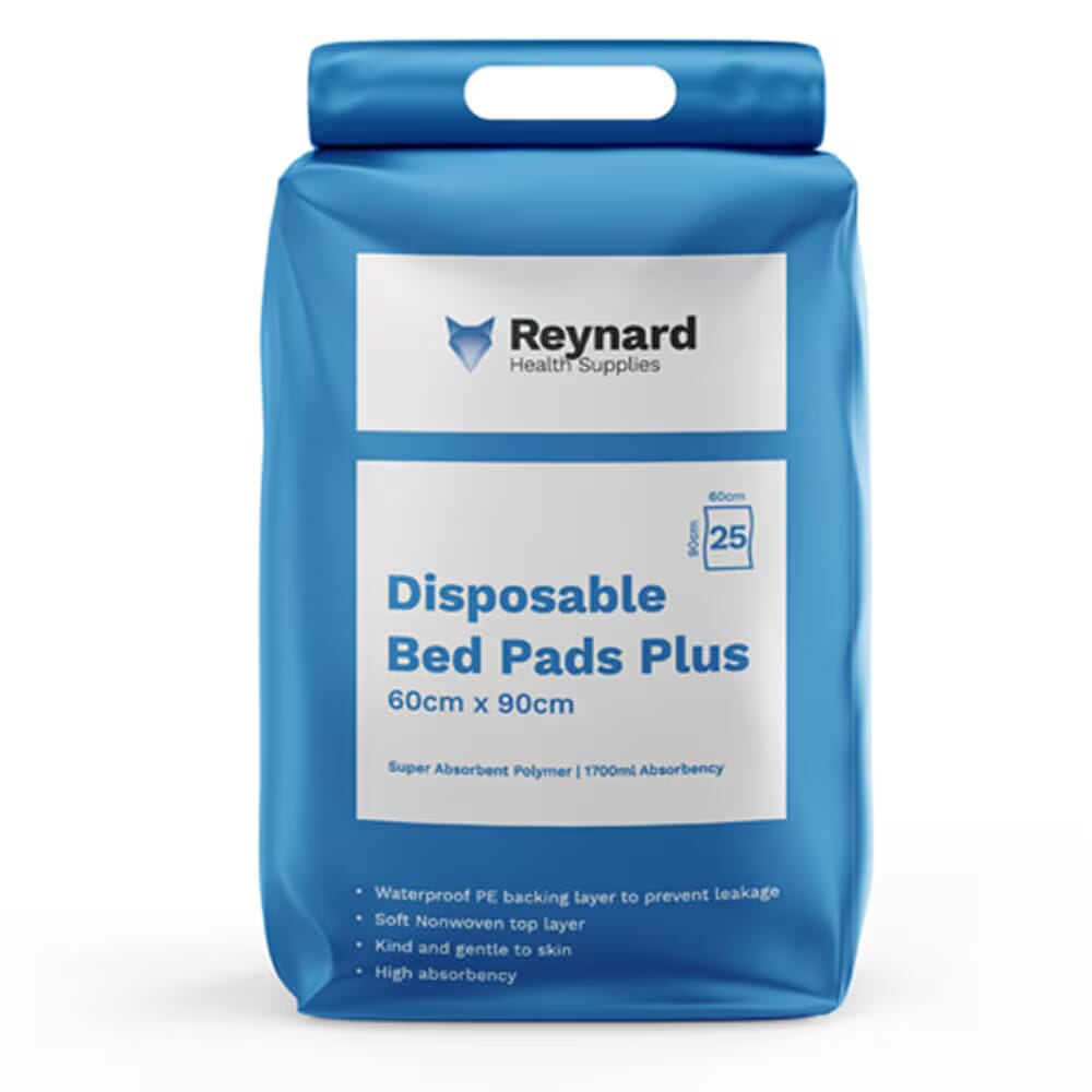 disposable 60 x 90cm bed protector pack of 25