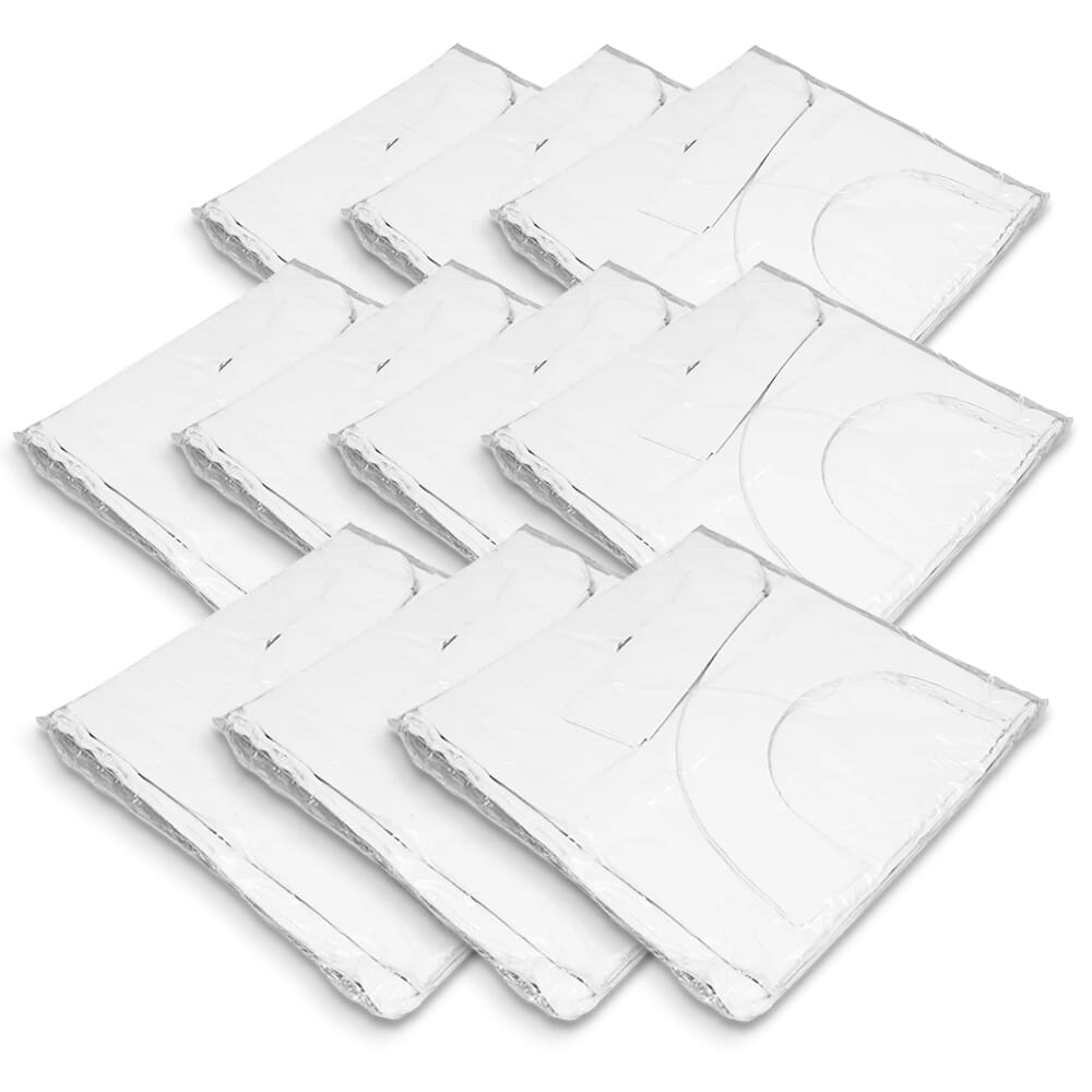 disposable aprons pack of 100 10 packs