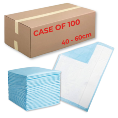 Disposable Bed Pads - 40cm x 60cm - Case of 100