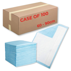 Disposable Bed Pads - 60cm x 90cm - Case of 100