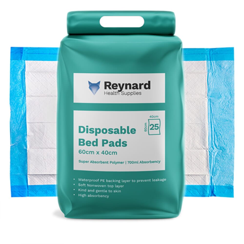 View Disposable Bed Pads 40cm x 60cm Pack of 25 information