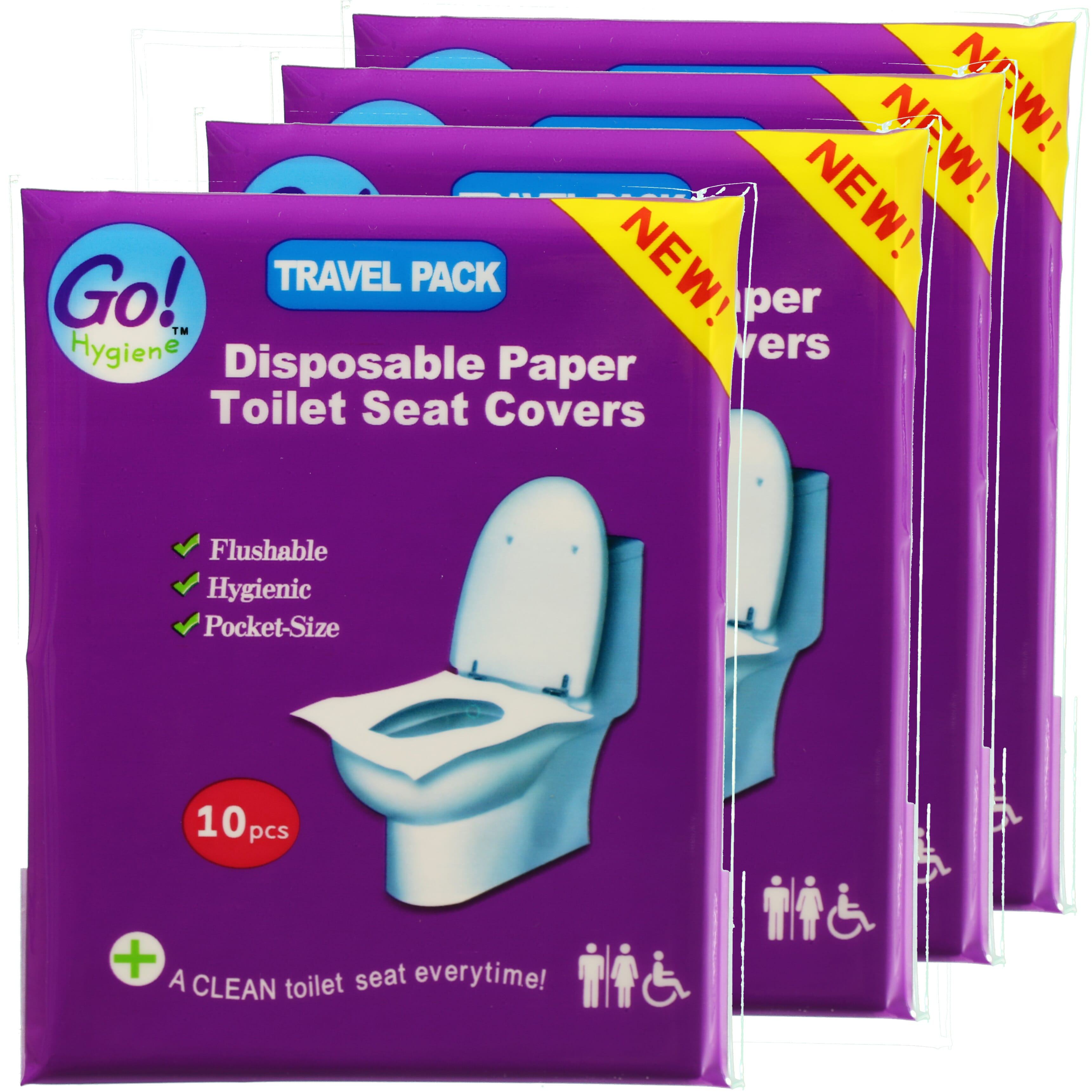 disposable toilet seat covers 4 packs 40 covers