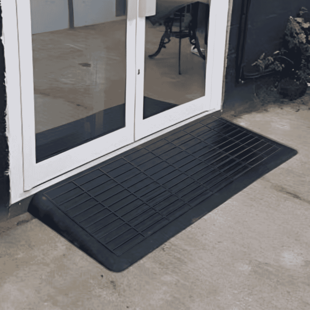 doorline mobility scooter ramp 100mm in use