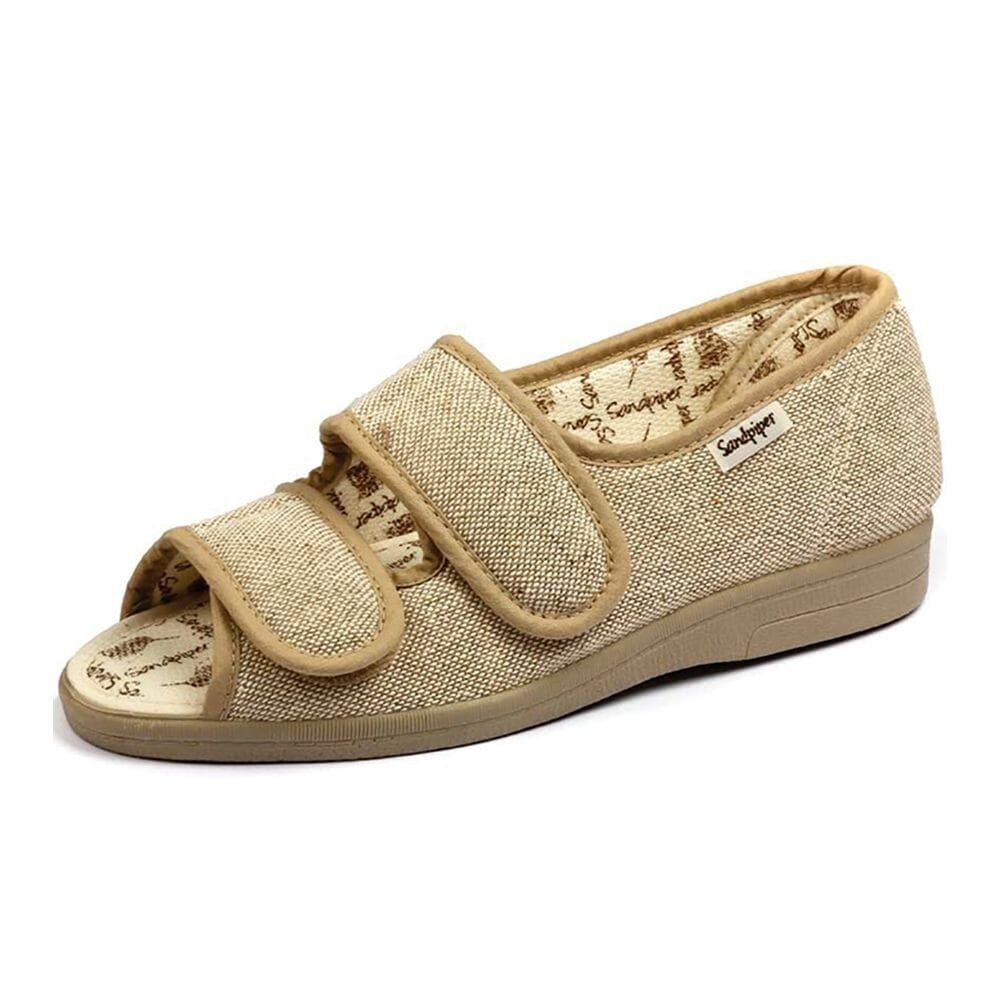 View Dora Ladies Extra Extra Wide Lightweight Shoes 6E Dora Ladies Shoe in Beige Size 5 information