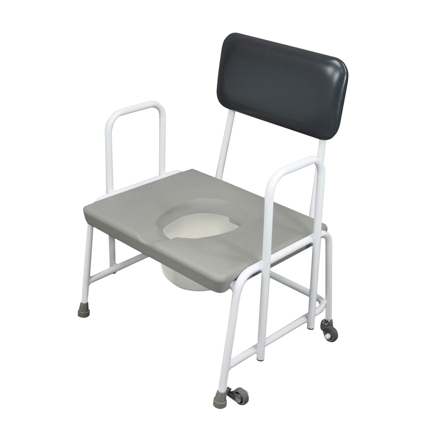 View Dorset Devon and Suffolk Bariatric Commodes Fixed Arms information