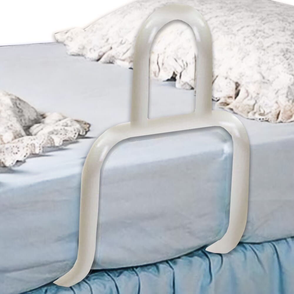 double loop bed grab rail on bed