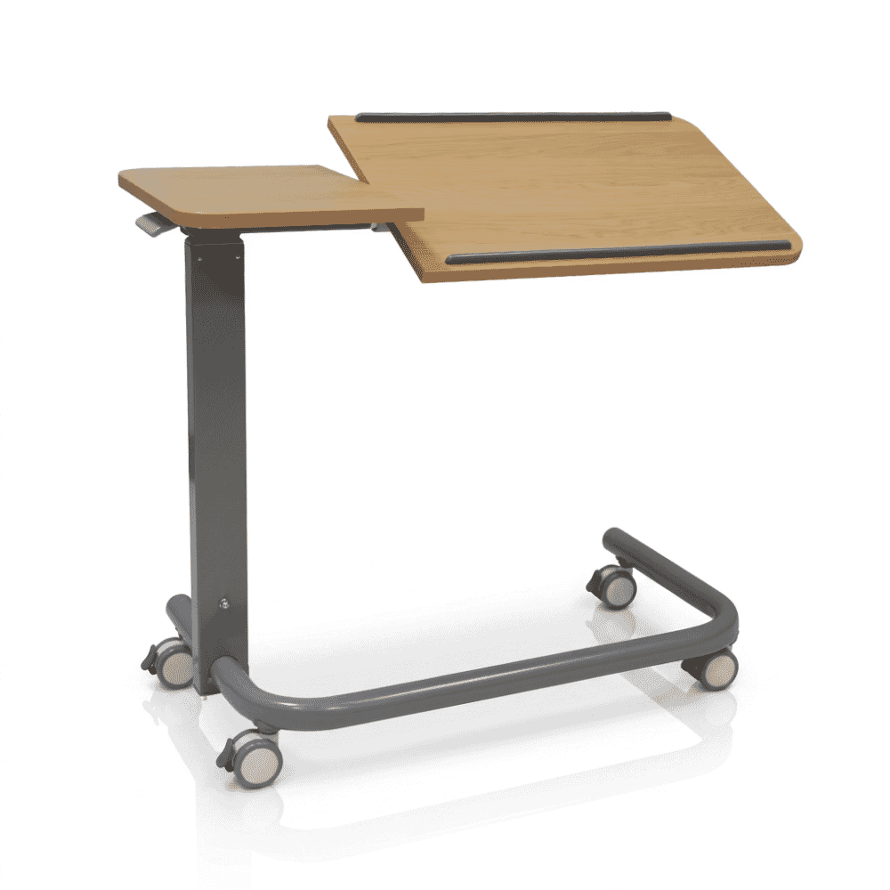 double tilting overbed table light