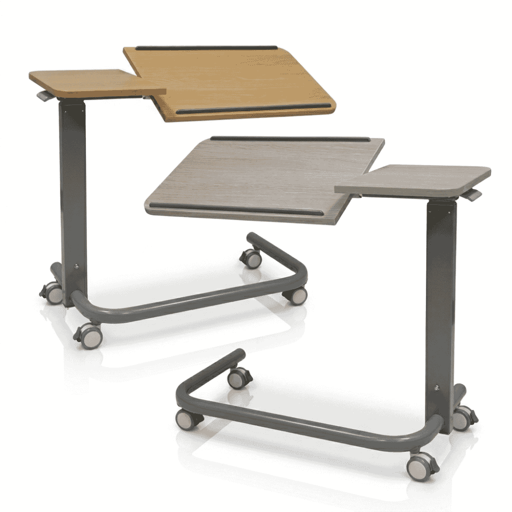 Double Tilting Overbed Table