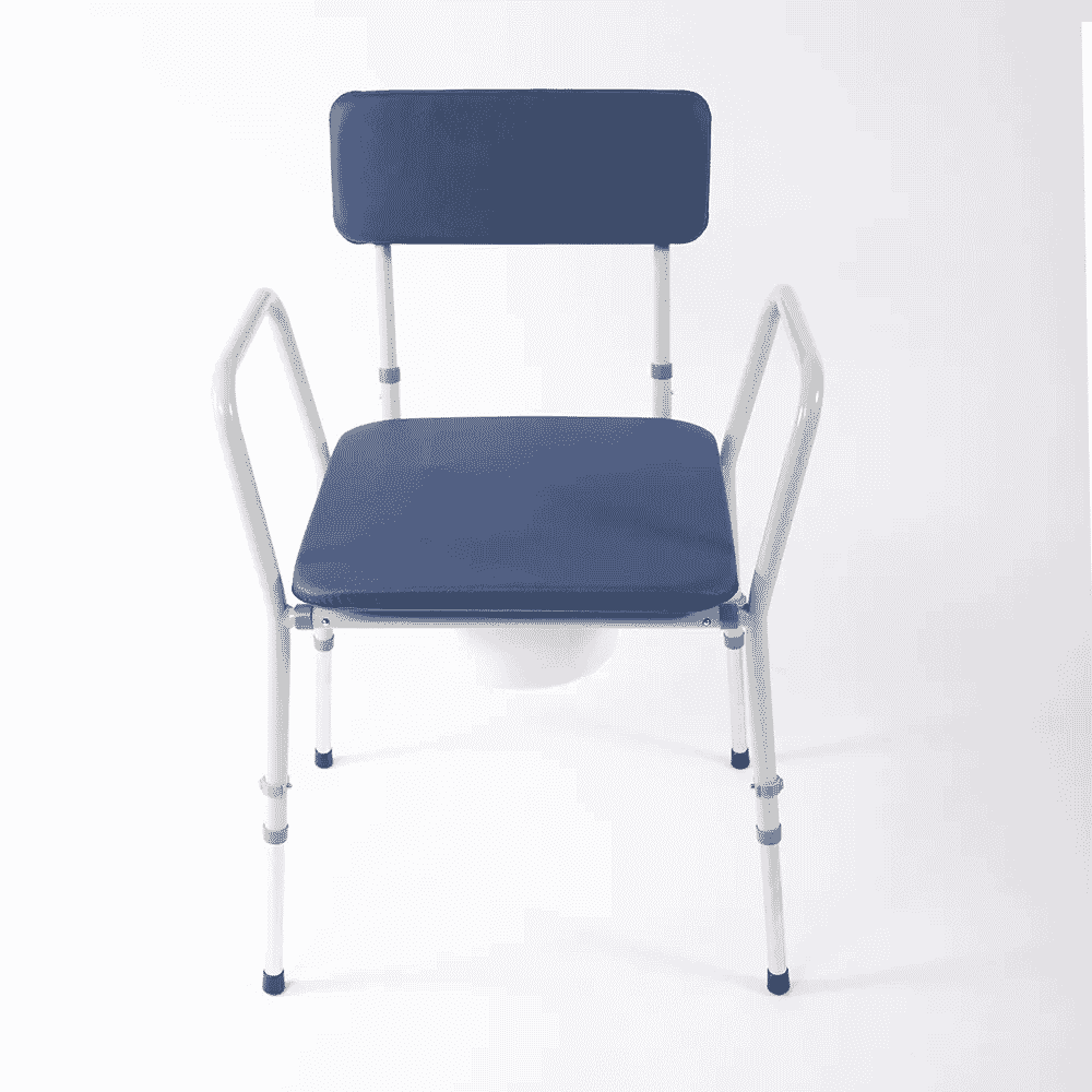dovedale adjustable commode chair front