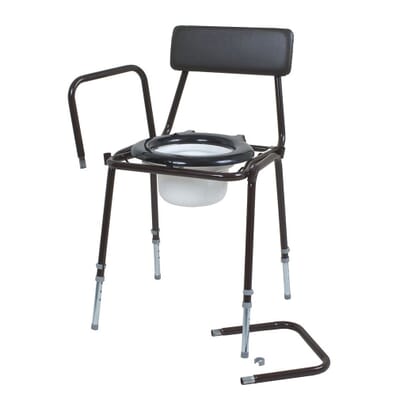 Dovedale Adjustable Height and Detachable Arms Commode