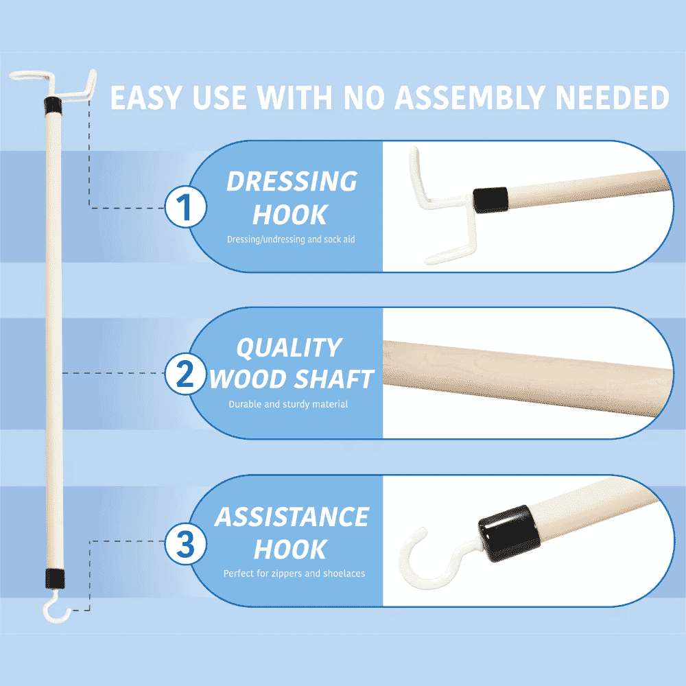 dressing stick features