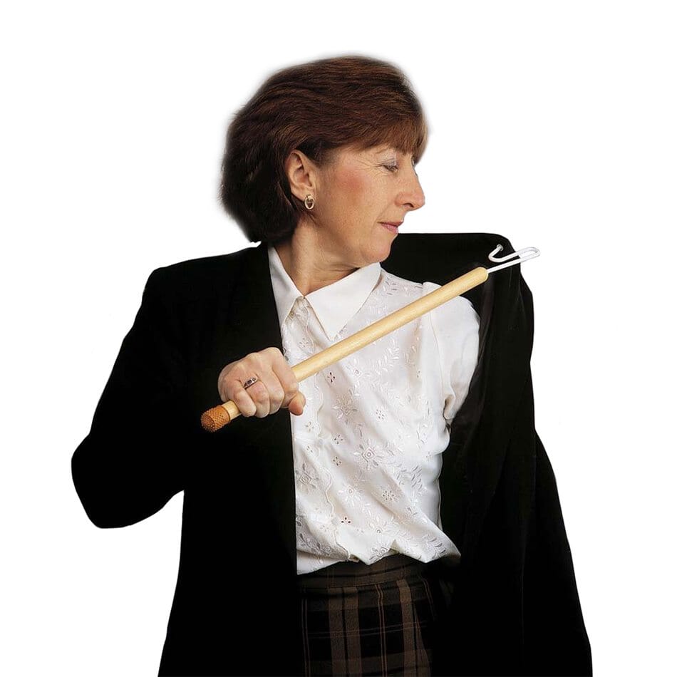 dressing stick with hook