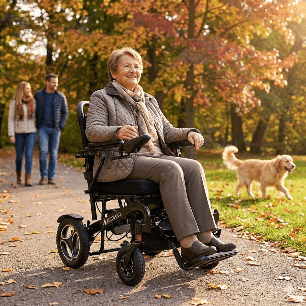 drive autofold folding electric wheelchair lifestyle