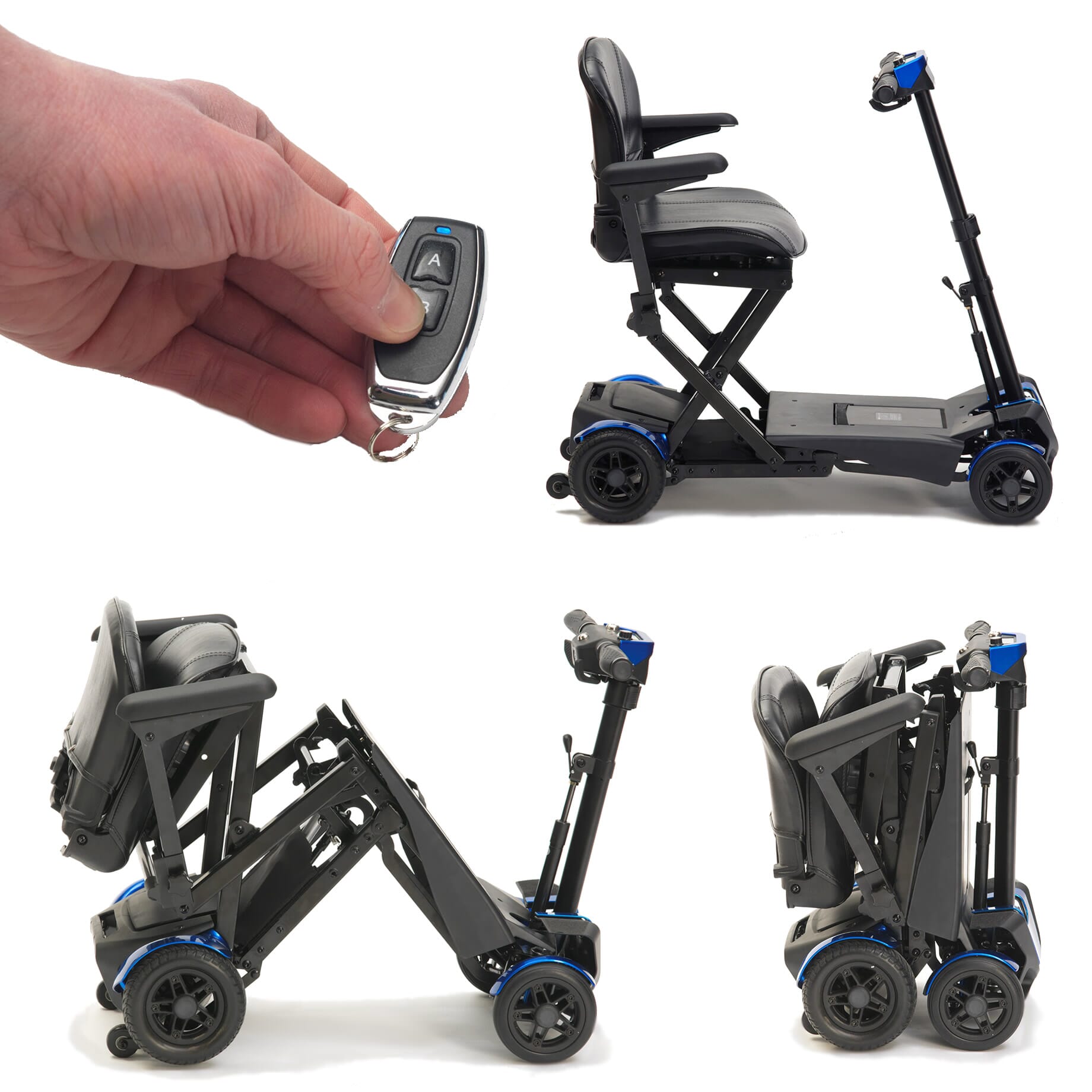 drive autofold scooter remote and folding