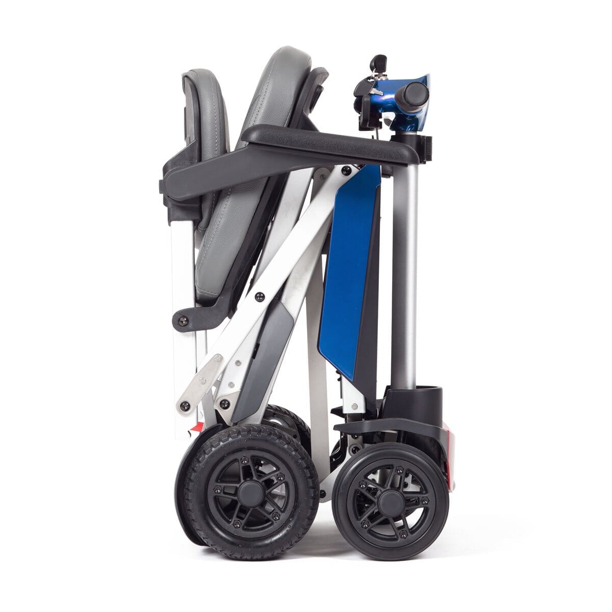 drive manual fold plus mobility scooter blue folded