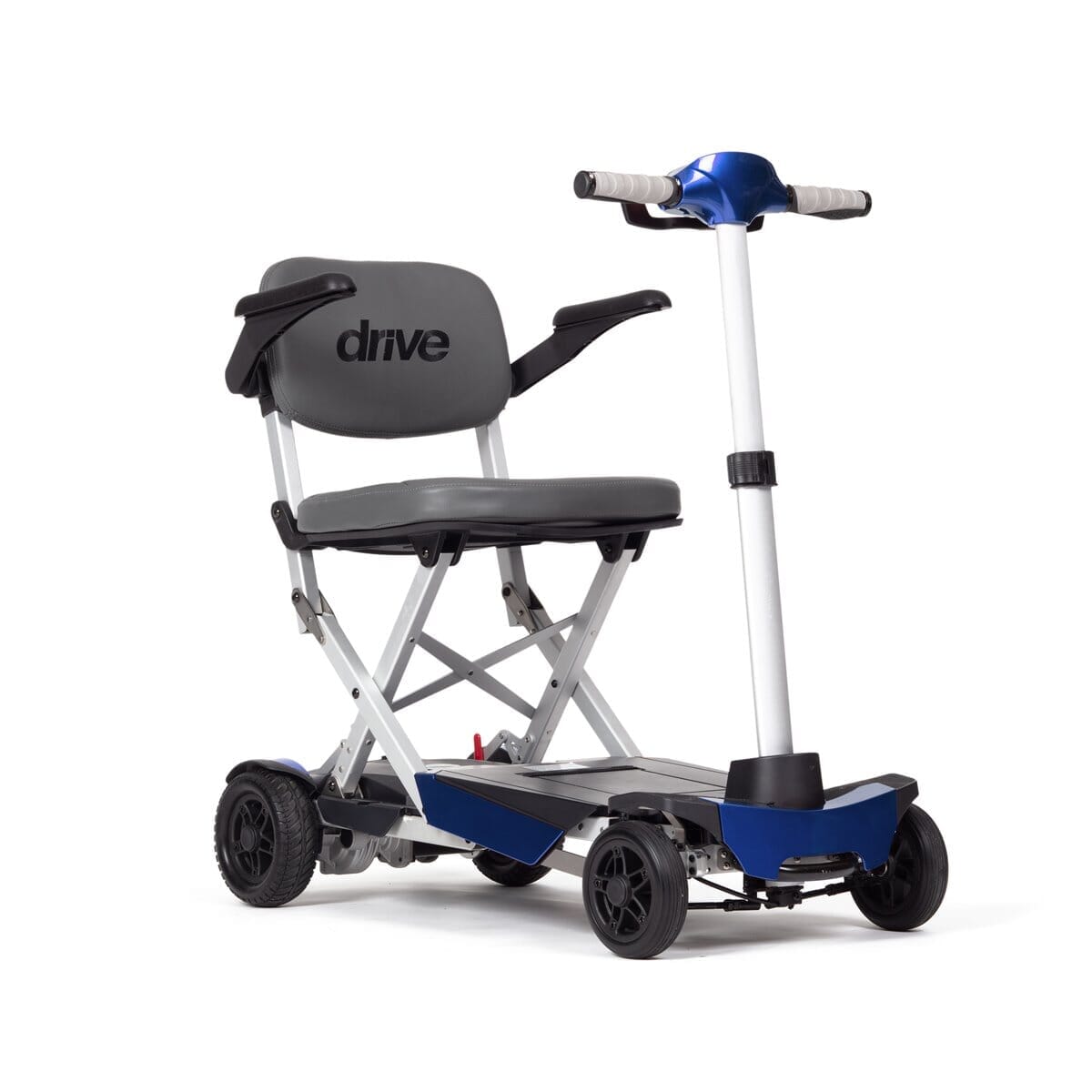 drive manual fold plus mobility scooter blue