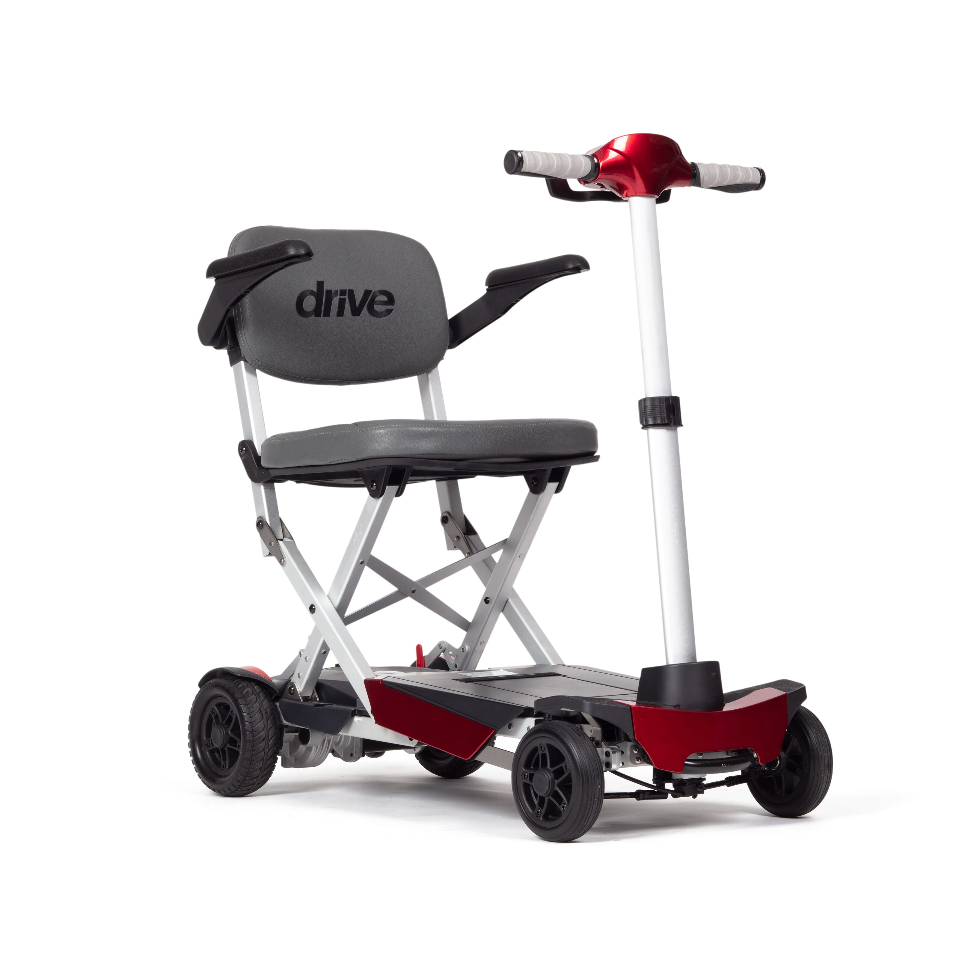 drive manual fold plus mobility scooter red