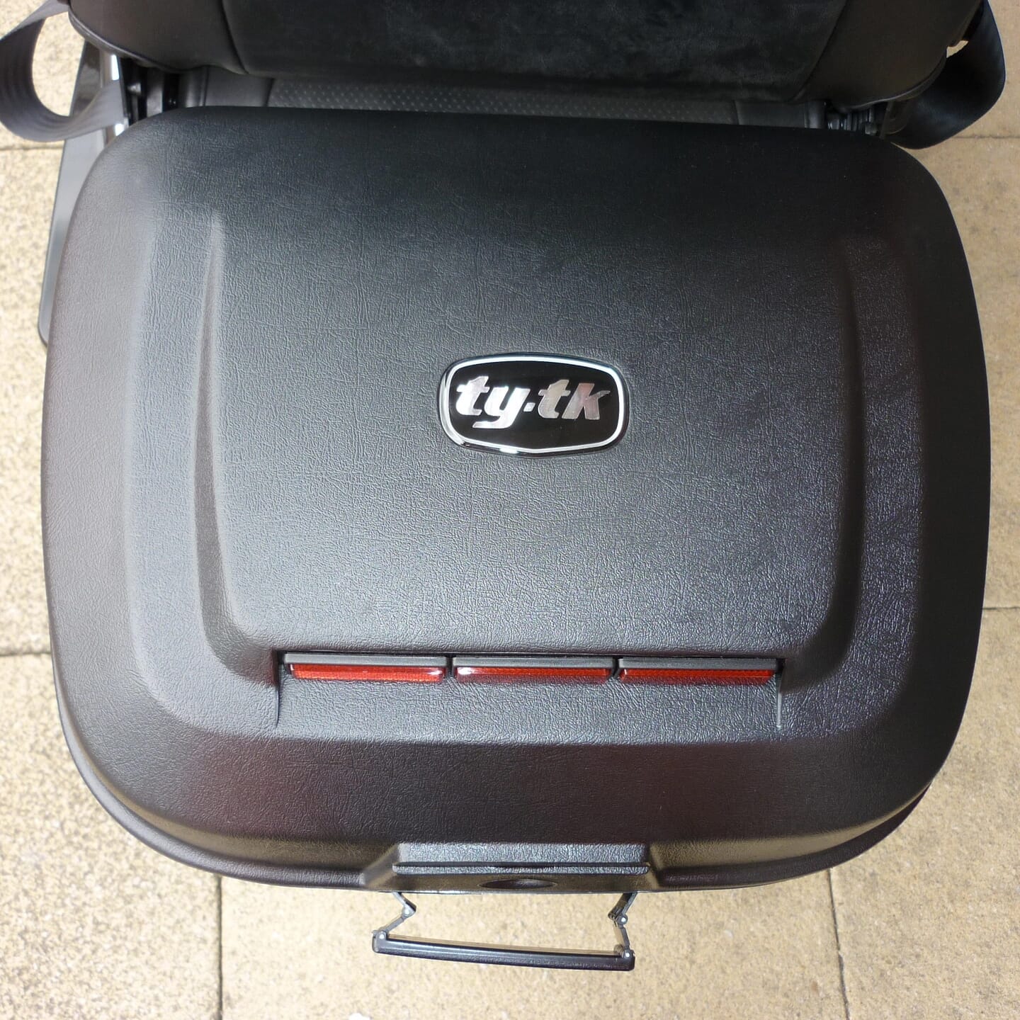 drive royale rear pannier box from above