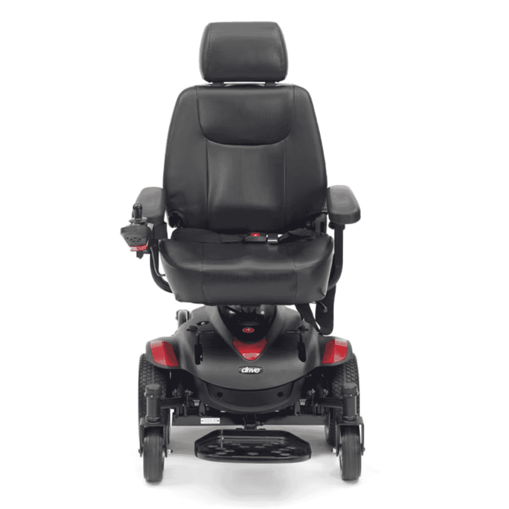 drive titan axs powerchair front view