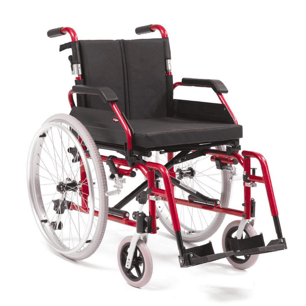 View Drive XS Aluminium Wheelchair Red 20 inch information