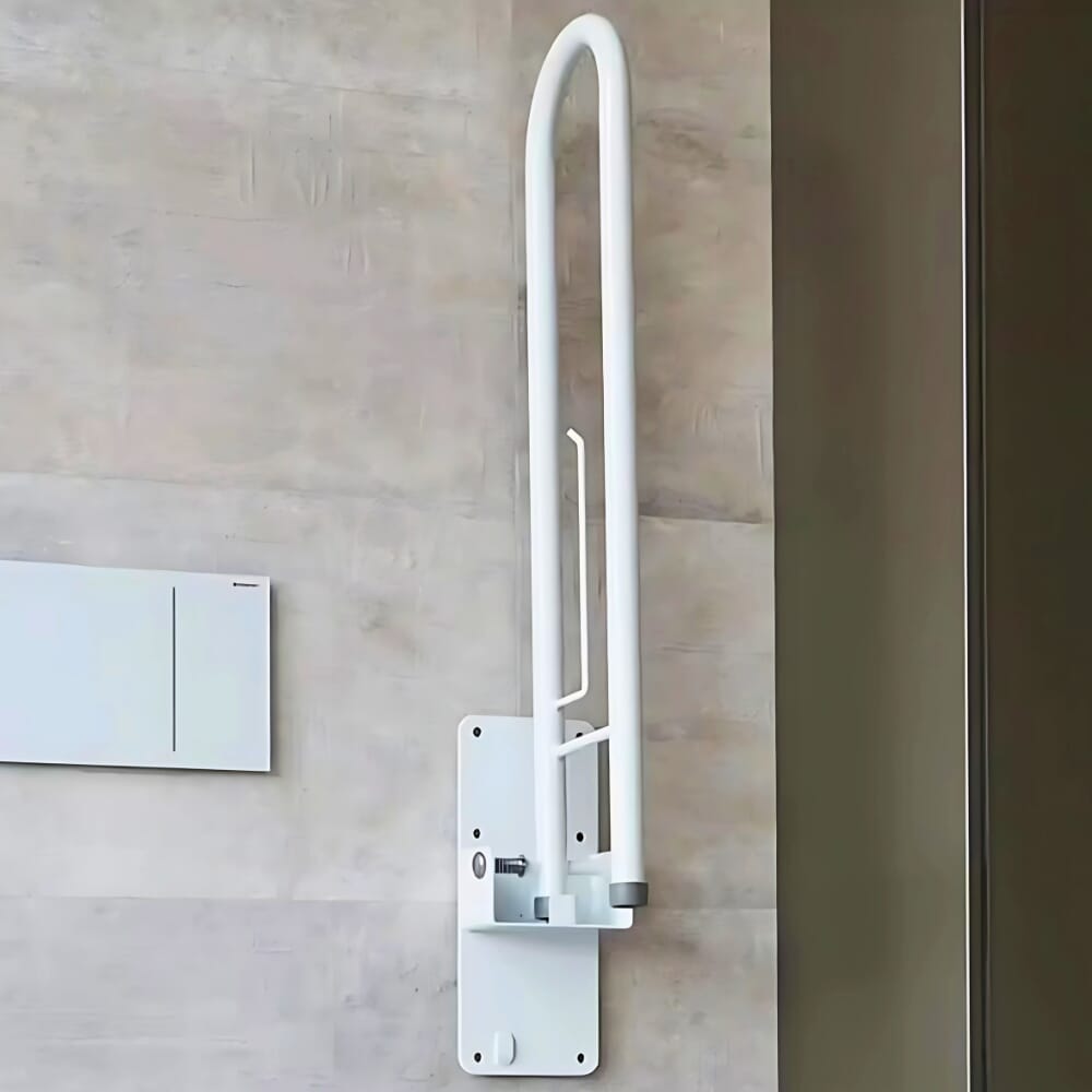 drop down safety rail bathroom