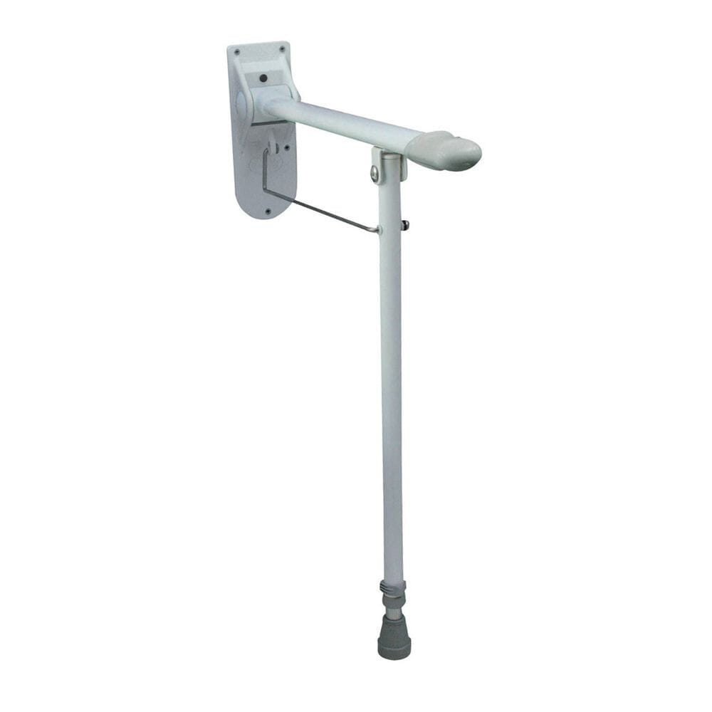 Drop Down Toilet Rail with Supporting Leg