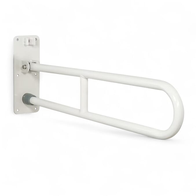 drop down toilet support rail