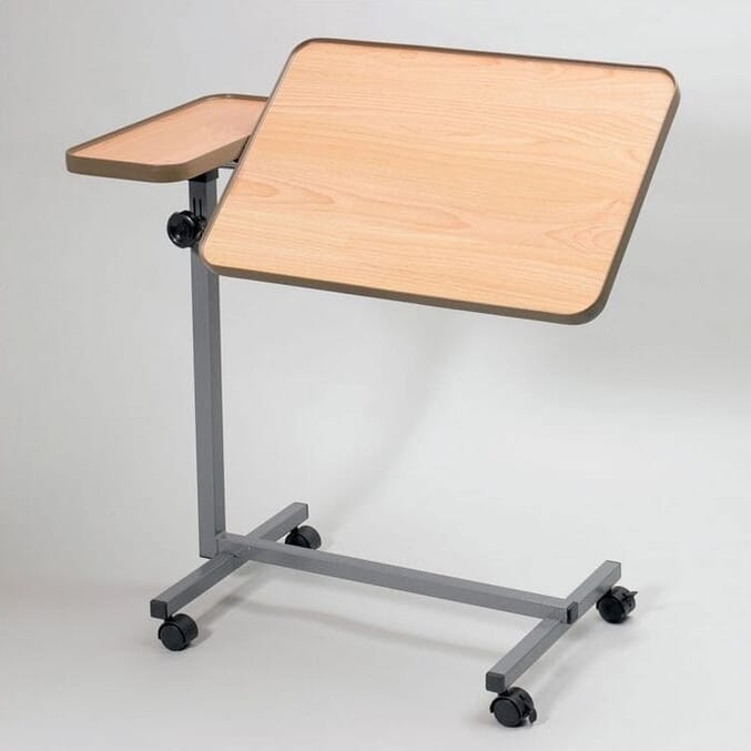 dual action over bed and chair table