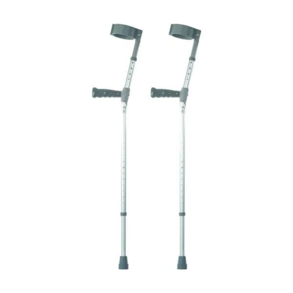 View Dual Adjustable Crutches with Plastic Handles Extra Long information