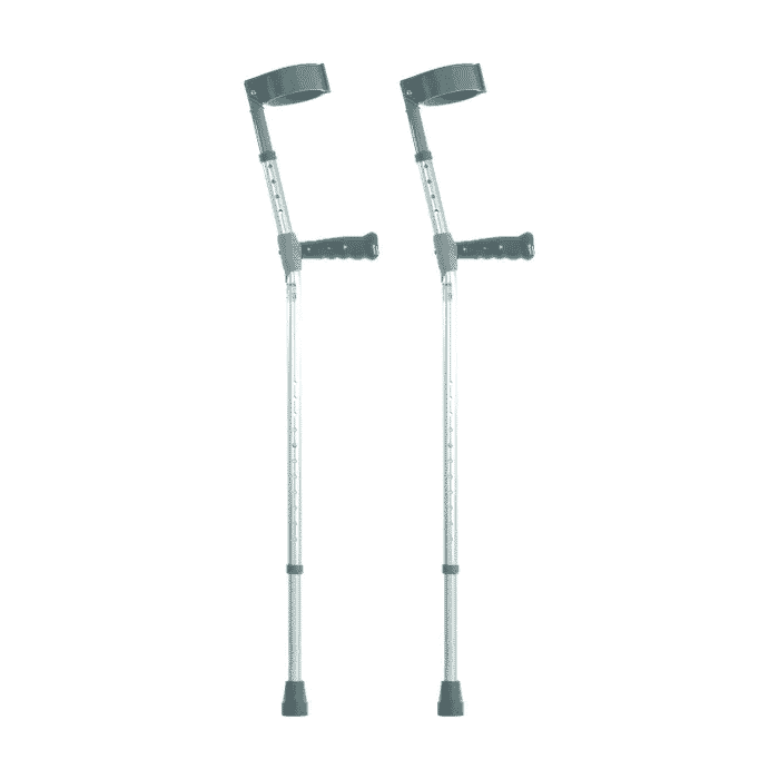 View Dual Adjustable Crutches with Plastic Handles Medium information