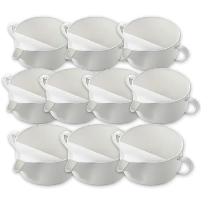 dual handled teapot feeder pack of 10