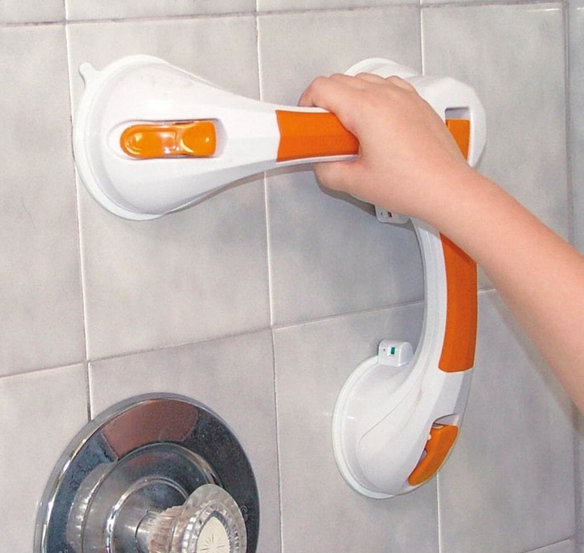 View Dual Rotating Suction Cup 12 Grab Bar With Indicator information