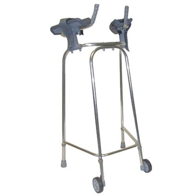 dual wheel adjust trough walker