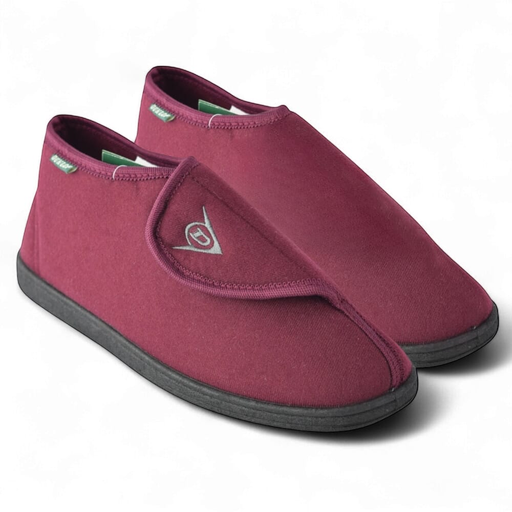 Dunlop Albert Gents Slippers - Burgundy