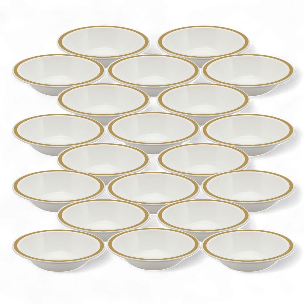 Duo Bowl 173cm Gold Pack of 20