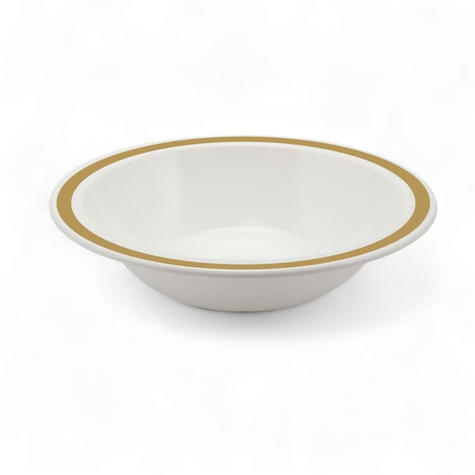 duo bowl 17 3cm gold single