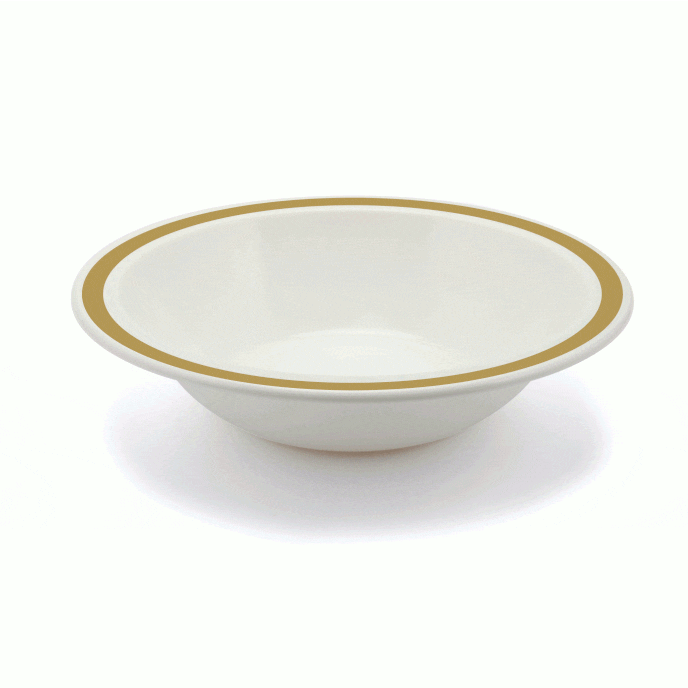 duo bowl 17 3cm gold