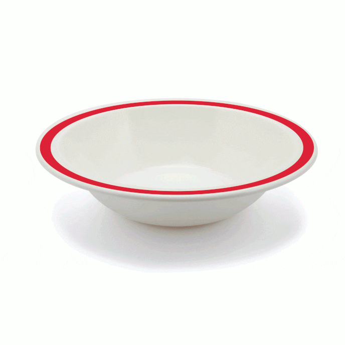 duo bowl 17 3cm red