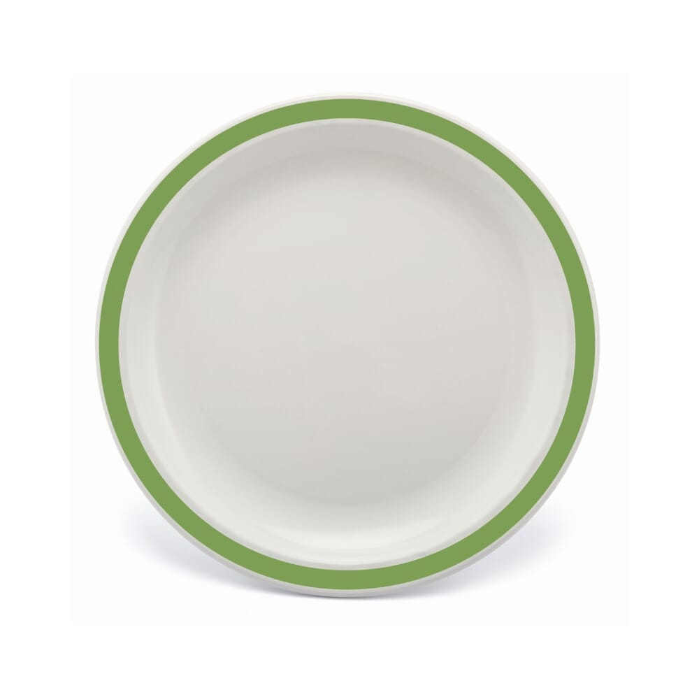 duo plate 17cm green